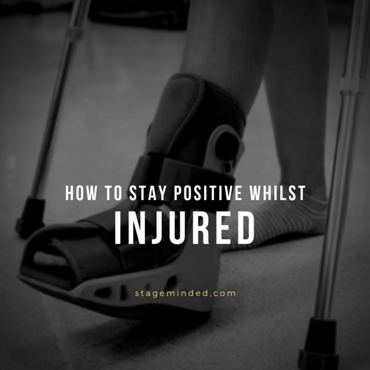 How to stay positive whilst injured